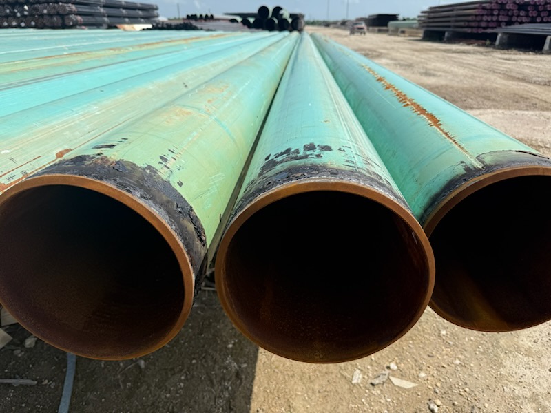 10 3/4" x .365 Wall Used Carbon Steel Pipe - Image 3